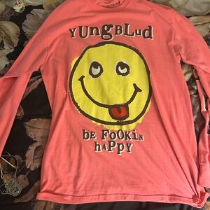 Youngblood ‘Be fooking happy”